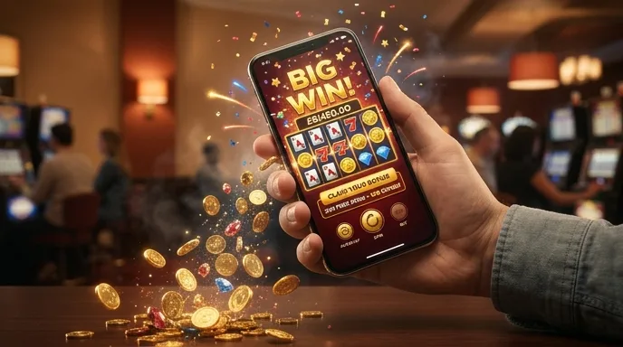 App Winnita con offerta di benvenuto e campo per attivare il bonus al primo deposito
