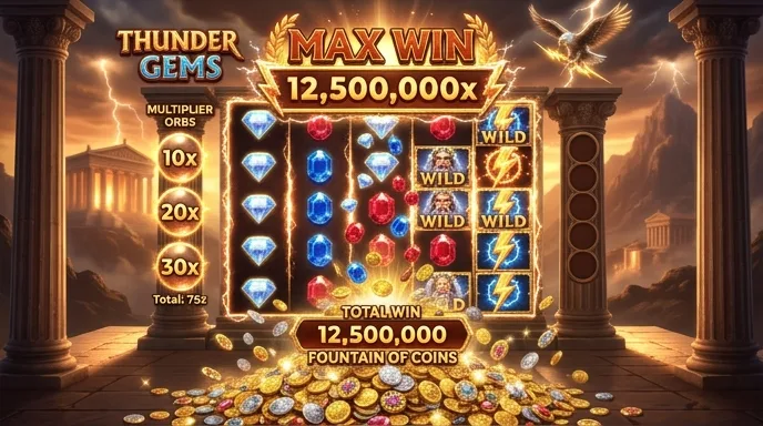 Slot a tema gemme e mitologia alla vincita massima con orbe moltiplicatore su Winnita